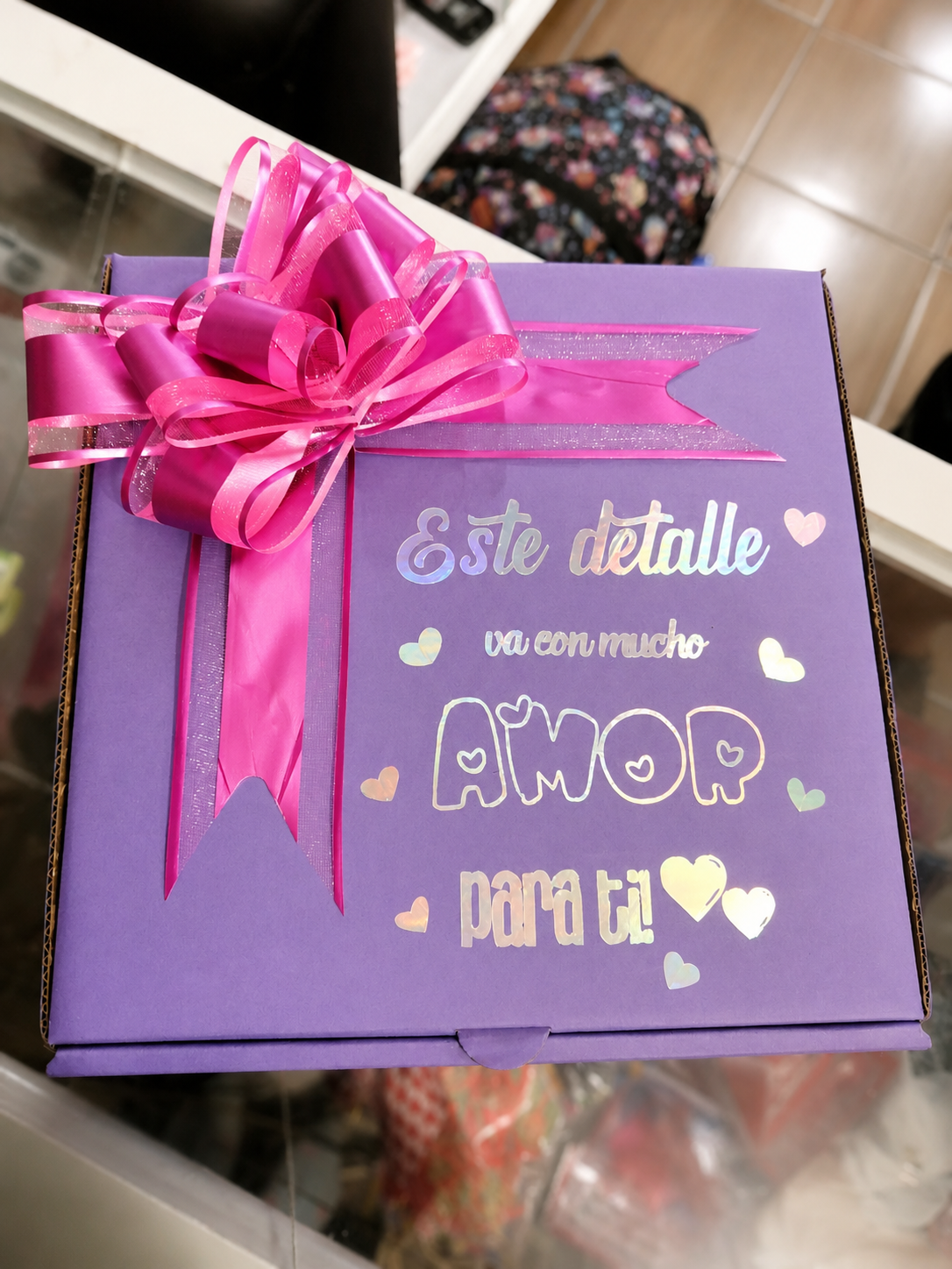 caja sorpresa personalizada Diana Córdova Comalcalco Tabasco