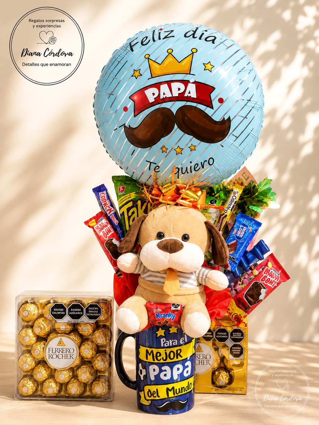 Arreglo premium para papá — Novedades Diana Comalcalco